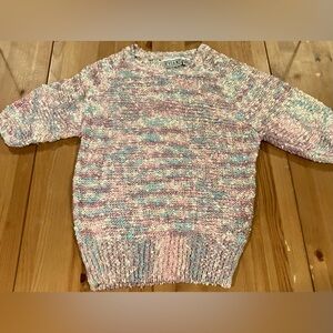 NWT Vintage Evian Pastel Knit Women's Sweater Size Large